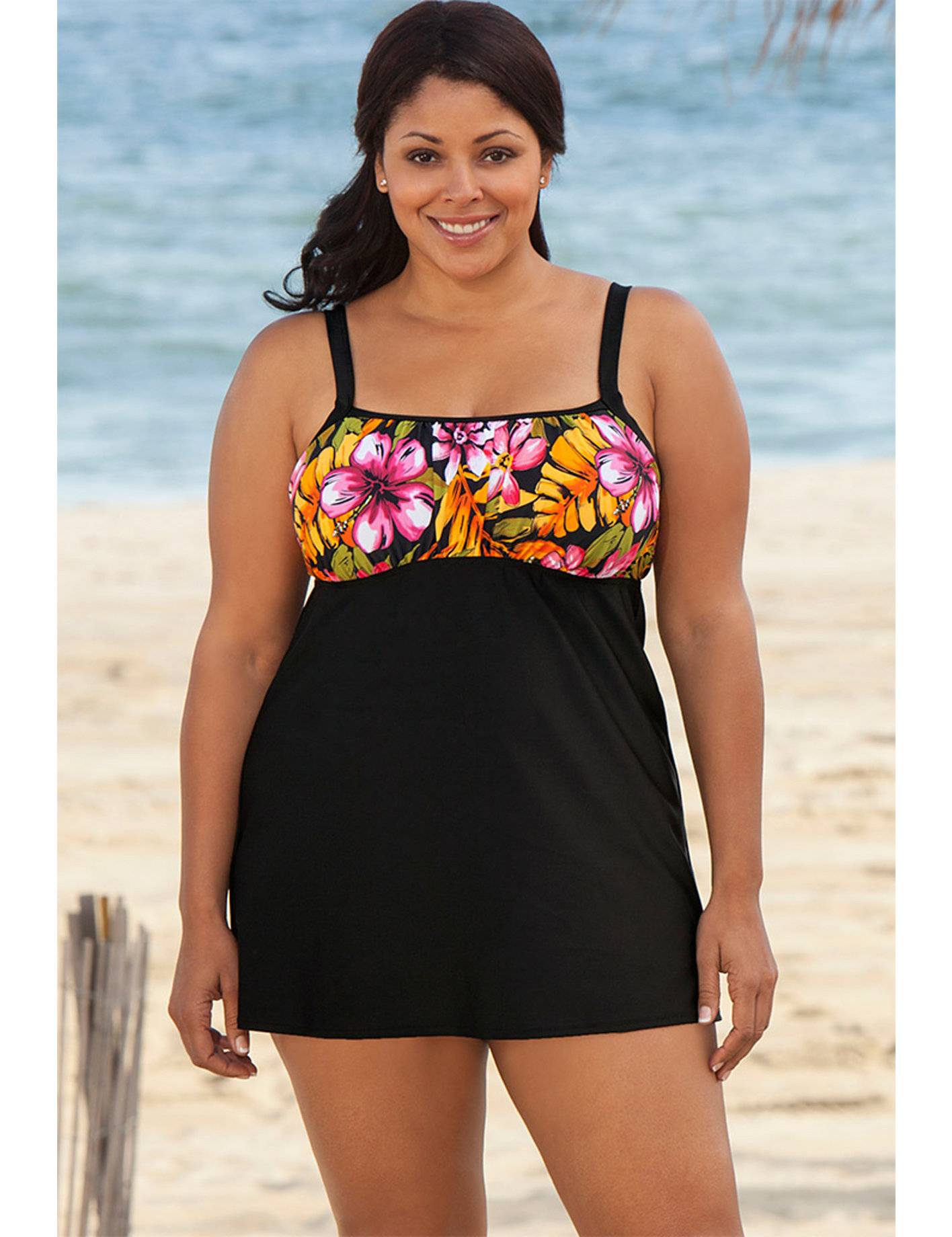 Купальники для полных женщин с животом, большим бюстом. модели танкини, милавица, закрытые, раздельные, с шортами, юбкой