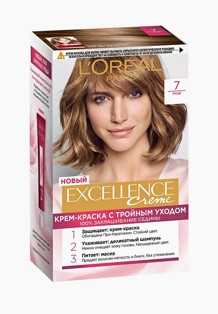 Краска для волос l’oreal excellence (лореаль экселанс). палитра цветов, фото оттенков