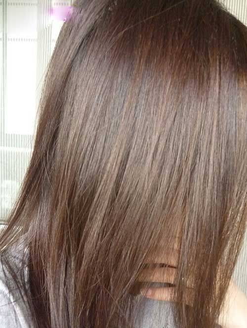 Красивый коричневый цвет волос фото