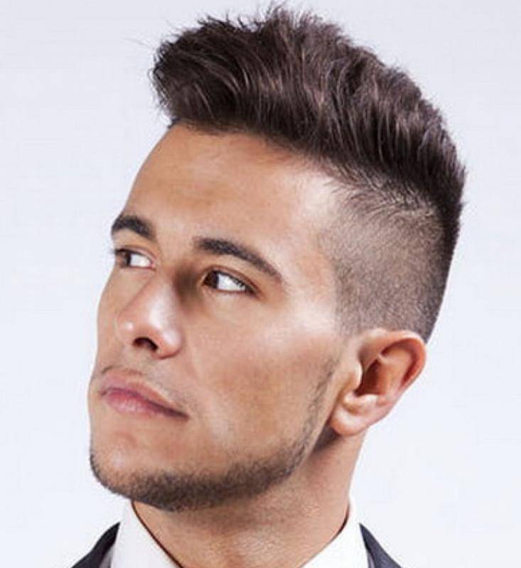 Мужские стрижки с выбритыми висками