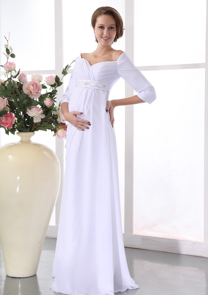 Свадебные платья в греческом стиле для беременных, полных девушек, нежных оттенков, с рукавами. фото с ценами, каталог