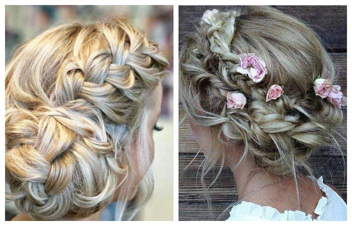 Быстрая прическа на средние волосы своими руками на каждый день с резинкой