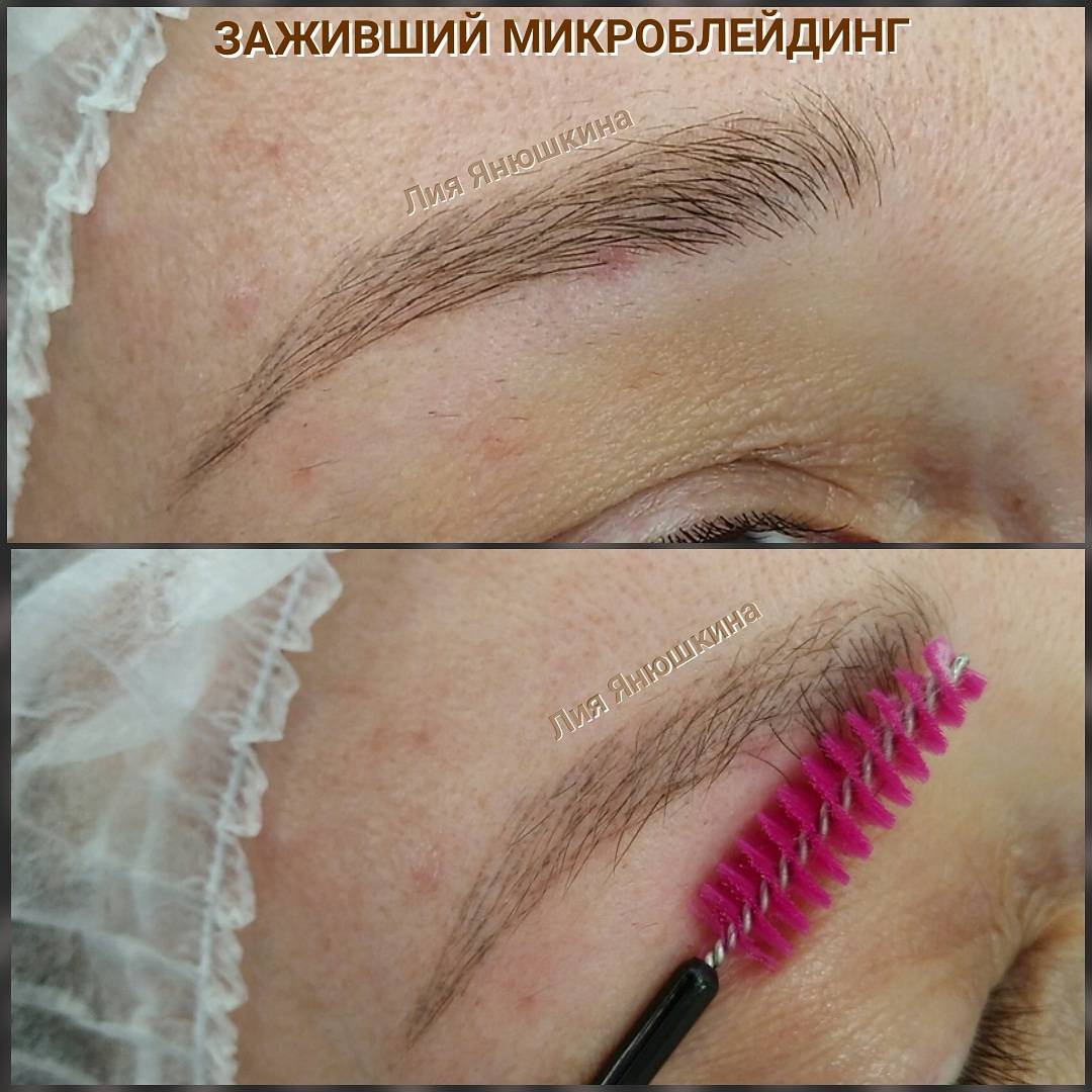 Как ухаживать за бровями после микроблейдинга. чем смазывать брови