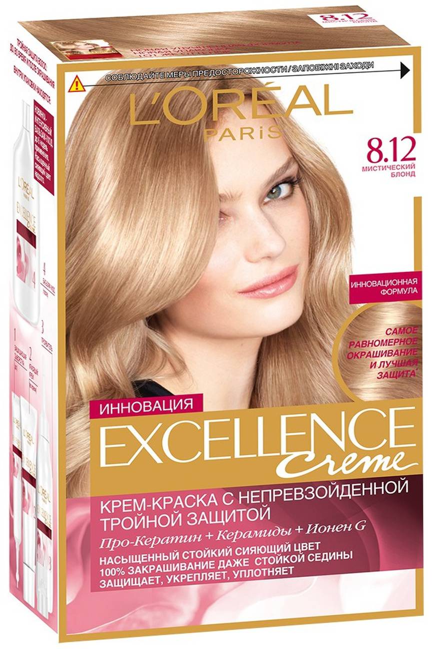 Краска для волос лореаль экселанс - палитра цветов, отзывы (l'oreal excellence)