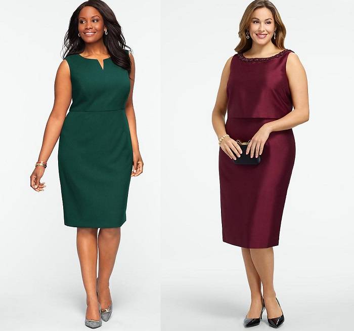 Критерии выбора платья большого размера для полных женщин и лучшие фасоны 2019-2020