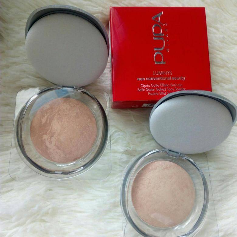 Пудра пупа запеченная. оттенки и цвета luminys baked face powder. отзывы