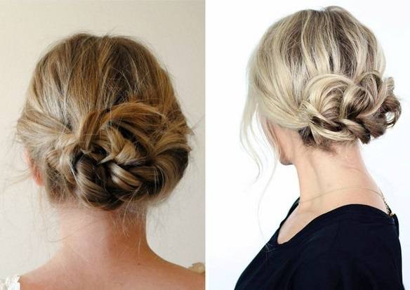 Быстрая прическа на средние волосы своими руками на каждый день с резинкой