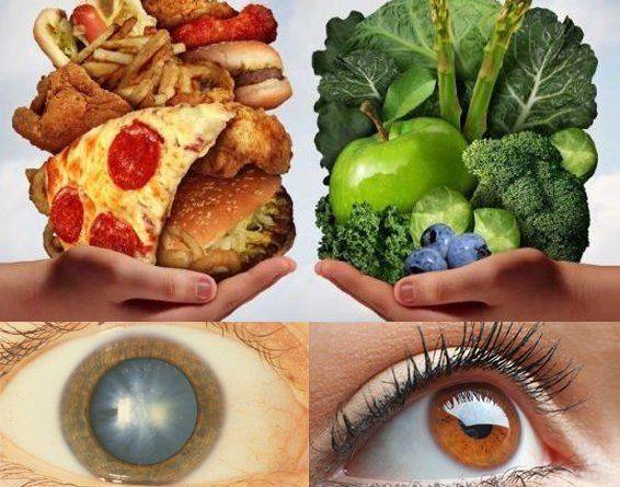 Влияние питания на глаза